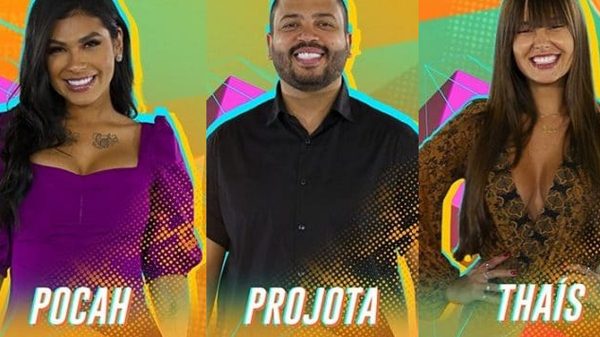 Pocah, Projota e Thaís no Paredão do BBB 21