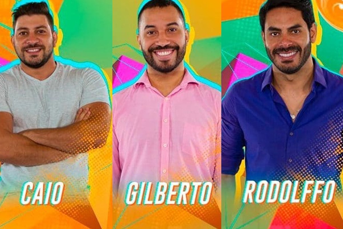 O próximo paredão do BBB 21 vai excluir Caio, Gil ou Rodolffo da disputa