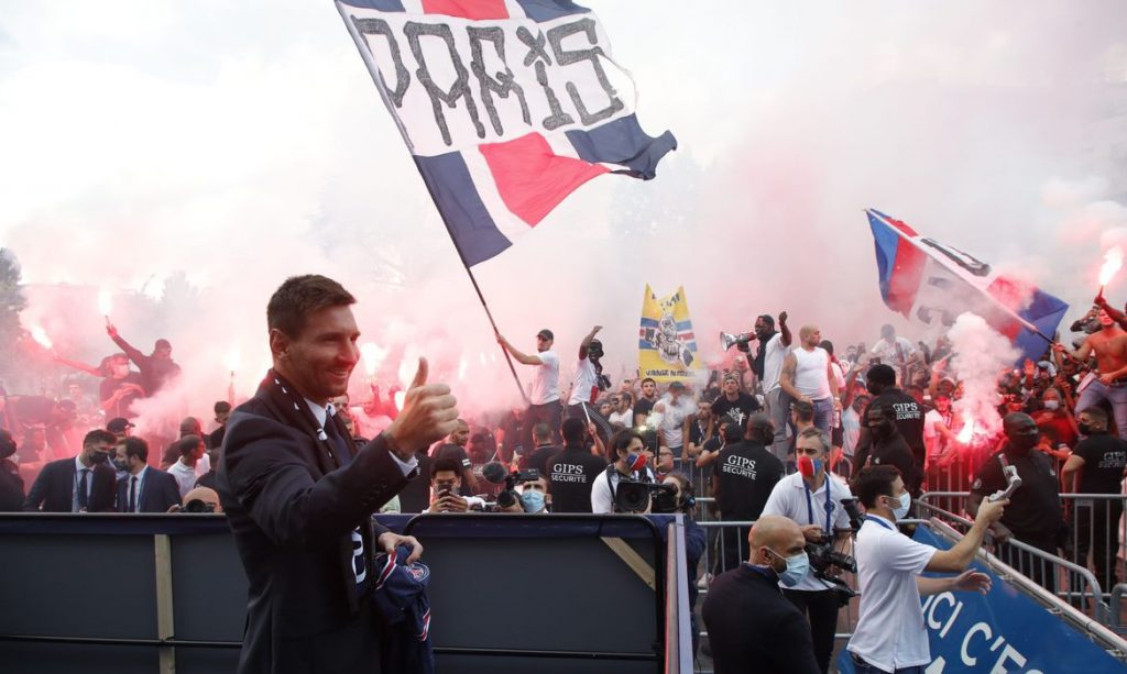 Messi chegou ao PSG de Paris afirmando que sonhava ganhar uma Champions League pelo time francês, mas não deu (Reproducão)