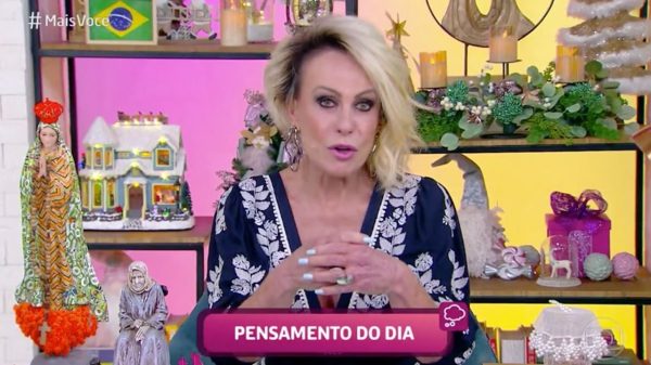 Ana Maria Braga dançou o "quadradinho" no programa Mais Você desta quinta e divertiu os fãs (Foto: Reprodução/TV Globo)