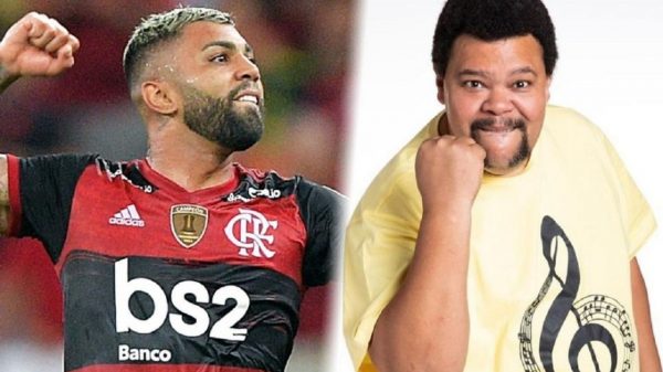 Na última edição do BBB Gabigol foi um grande torcedor de Babu Santana (Montagem/Reprodução)