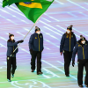 Jaqueline Mourão e Edson Bindilatti conduzem Brasil na Cerimônia de Abertura de Pequim 2022 (Reprodução/COB)