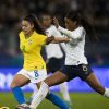 Seleção brasileira feminina de futebol saiu na frente no placar, mas cedeu virada para França (Lucas Figueiredo/CBF)