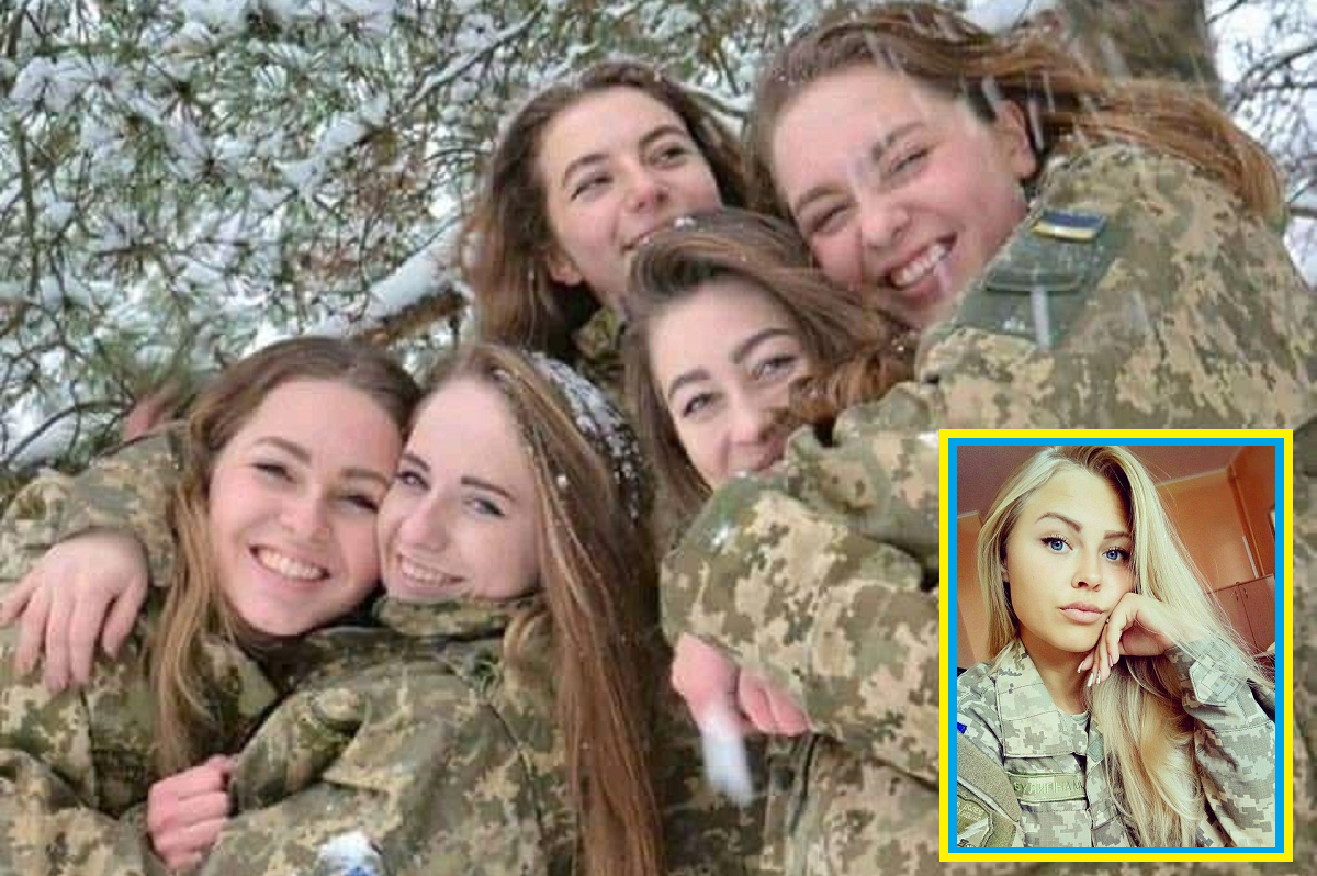 Fotos de lindas soldadas e militares ucranianas bombaram nas redes sociais nesta quinta (Reprodução/Redes)