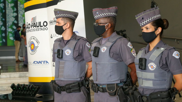 Câmeras da PM paulista reduziram em 87% violência policial (Divulgação/Gov.SP)