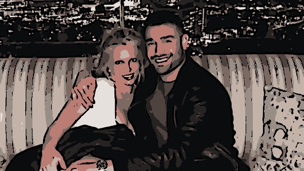 Britney Spears em registro com o namorado Sam Asghari (Instagram)