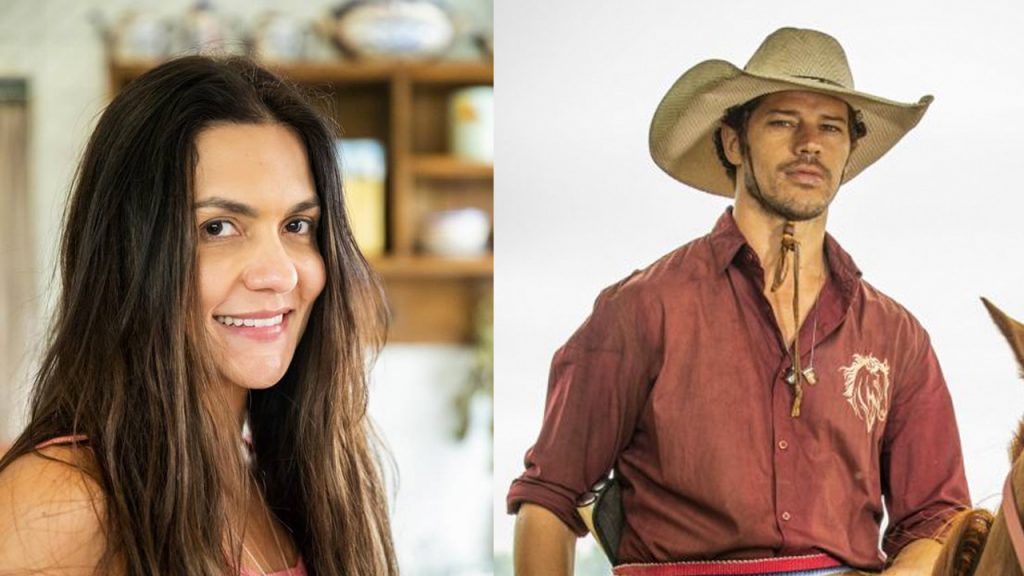 Paula Barbosa será par romântico de José Loreto em Pantanal (Montagem/Divulgação)
