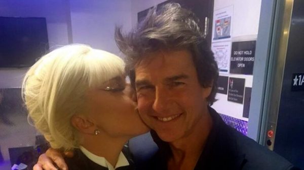 Lady Gaga compartilhou registro de encontro com Tom Cruise (Instagram)