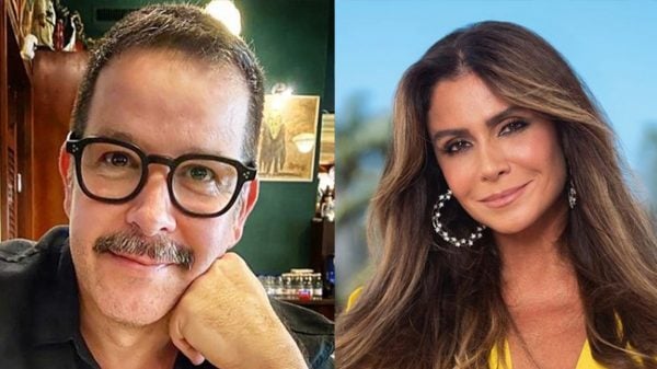 Murilo Benício e Giovanna Antonelli surgiram em registro nas redes com os filhos (Montagem/Instagram)