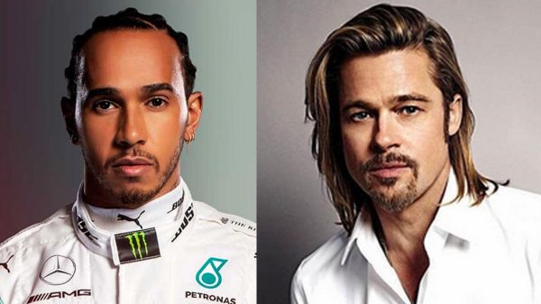 Lewis Hamilton vai produzir filme sobre Fórmula 1 com participação de Brad Pitt (Montagem/Divulgação)