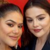 Maisa se encontra com Selena Gomez em evento de marca de cosmético (Reprodução)