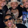 MC Maneirinho, Neymar, Pedro Scooby e PA: "Quarteto Fantástico" (Instagram)