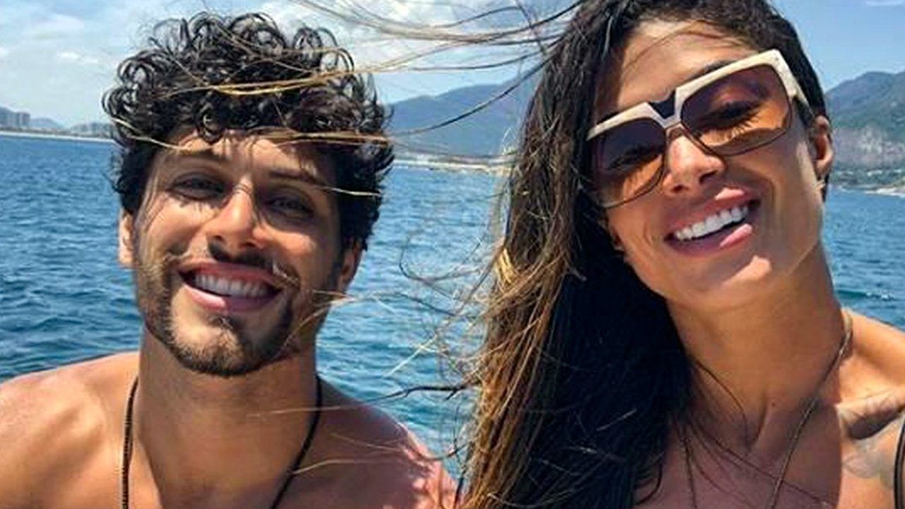 Jesus Luz e Aline Campos: "conectando" (Instagram)