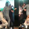 Joelma cai de costas durante show na Bahia e choca público (Reprodução Youtube)