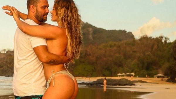 Paolla Oliveira e Diogo Nogueira: TBT com romance e bumbum na nuca (Instagram)
