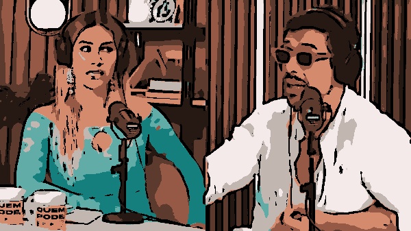 João Vicente e Giovanna Ewbank relembram "treta" durante bate papo em podcast (Reprodução)