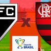 São Paulo e Flamengo duelam nesta quarta (24) por uma vaga na final da Copa do Brasil