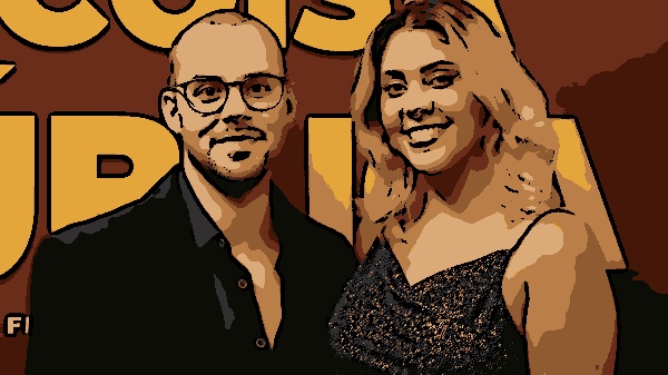 Diretor de "Coisa Pública" André Borelli posa com a atriz Dora Figueiredo