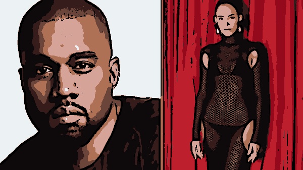 Kanye West ficou impressionado com desfile de Bruna Marquezine em Londres (Montagem/Reprodução)