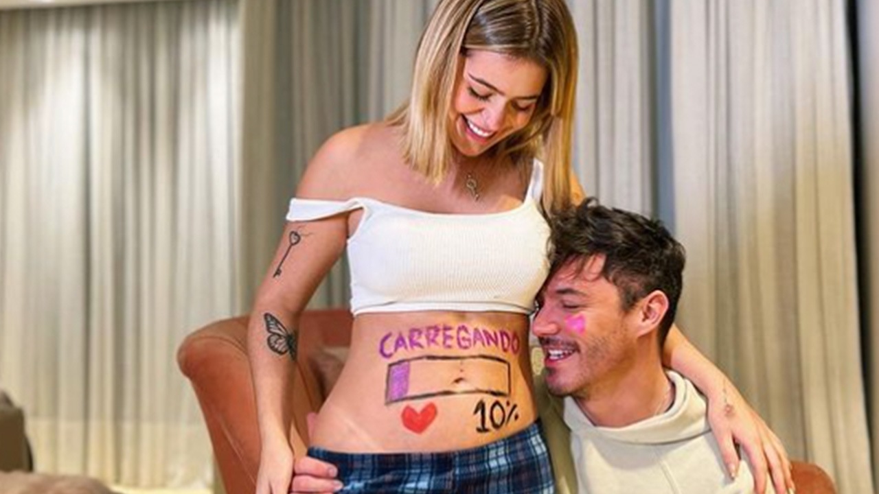 Ex-BBBs Viih Tube e Eliezer estão esperando um bebê e anunciaram nas redes sociais (Instagram)