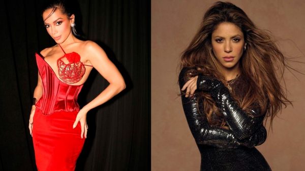 Anitta e Shakira concorrem a Melhor Artista Latino no MTV EMA 2022 (MOntagem/Instagram)