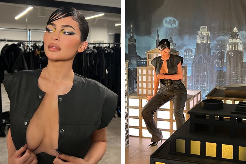 Kylie Jenner mostra seu figurino de Batman sexy (Foto: Reprodução/Instagram)
