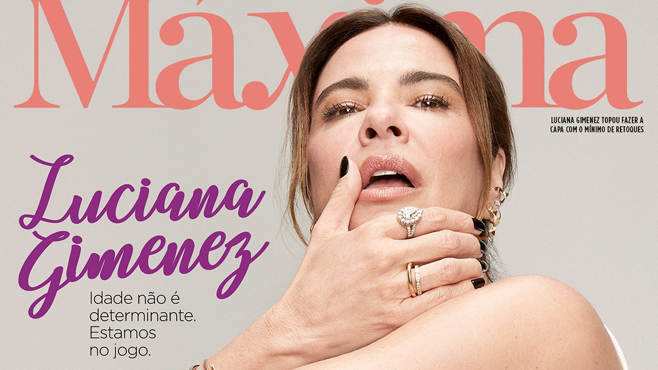 Luciana Gimenez é estrela de capa da revista Máxima de setembro