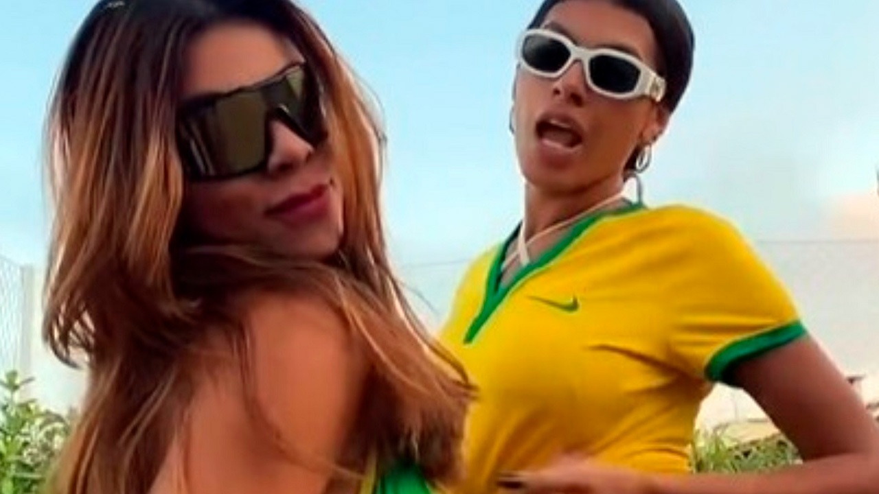 Pocah e Ingrid Ohara esbanjam beleza em vídeo na piscina e seguidores reagem (Instagram)