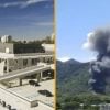 Estúdios da Globo foram afetados por grande incêndio nesta sexta (18) (Foto: Montagem/Divulgação)