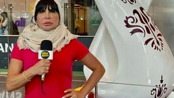 Gretchen leva internautas à loucura ao surgir de correspondente na Copa (Reprodução)