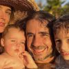 Rafa Brites com o marido Felipe Andreoli e os filhos Rocco e Leon (Instagram)