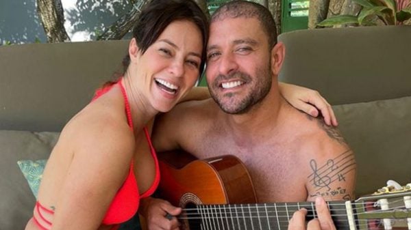 Paolla Oliveira e Diogo Nogueira: atriz respondeu rumores sobre gravidez em programa de televisão (Instagram)