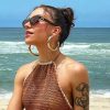 Priscilla Alcântara esbanja beleza na praia e encanta seguidores (Instagram)