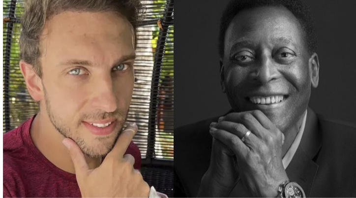 Léo Lins provocou revolta de internautas com piada após morte de Pelé (Montagem/Instagram)