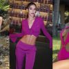 Juliette, Bruna Marquezine e Anitta posam com magenta: a cor de 2023 (Montagem/Instagram)