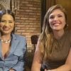Simone concedeu entrevista a Ana Carla Raimundi, da TV Globo (Reprodução)