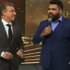 Paulo Vieira causou com suas piadas no Domingão especial Melhores do Ano (Reprodução/TV Globo)