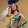 Anitta encantou fãs e seguidores com seu look nas cores do Brasil para ensaio de carnaval (Instagram)
