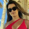 Bia Bonemer arrasa em clique com biquíni vermelho nas redes (Instagram)