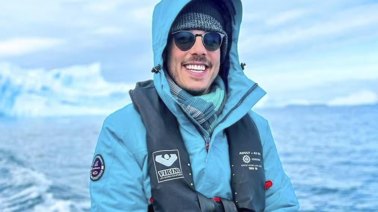 Fábio Porchat curte viagem pela Antártida com a nova namorada (Instagram)