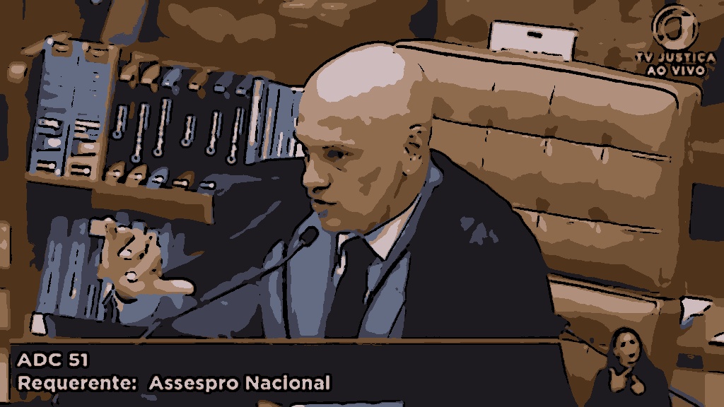 Alexandre de Moraes brinca com Dias Toffoli: "Palmeiras não tem mundial"