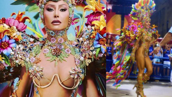 Sabrina Sato hipnotizou audiência na avenida com seu corpo perfeito no carnaval (Montagem/Instagram)