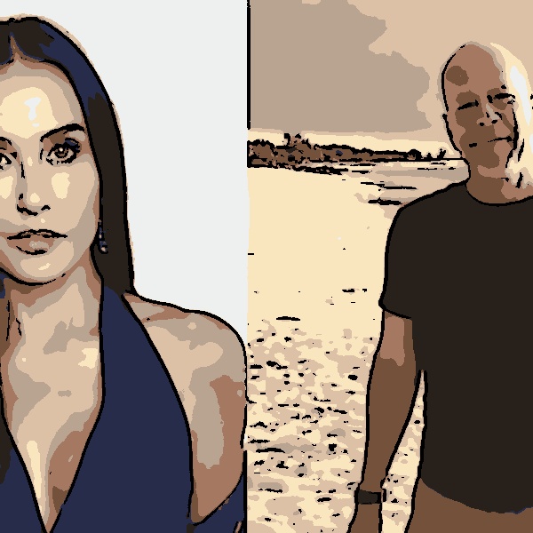 Demi Moore exibe vídeo de comemoração do aniversário de Bruce Willis e emociona