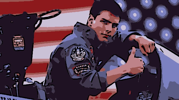 Tom Cruise é protagonista do megasucesso "Top Gun"