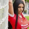 Morgana Mendes é musa do Internacional e parou as redes com um ensaio no campo de futebol