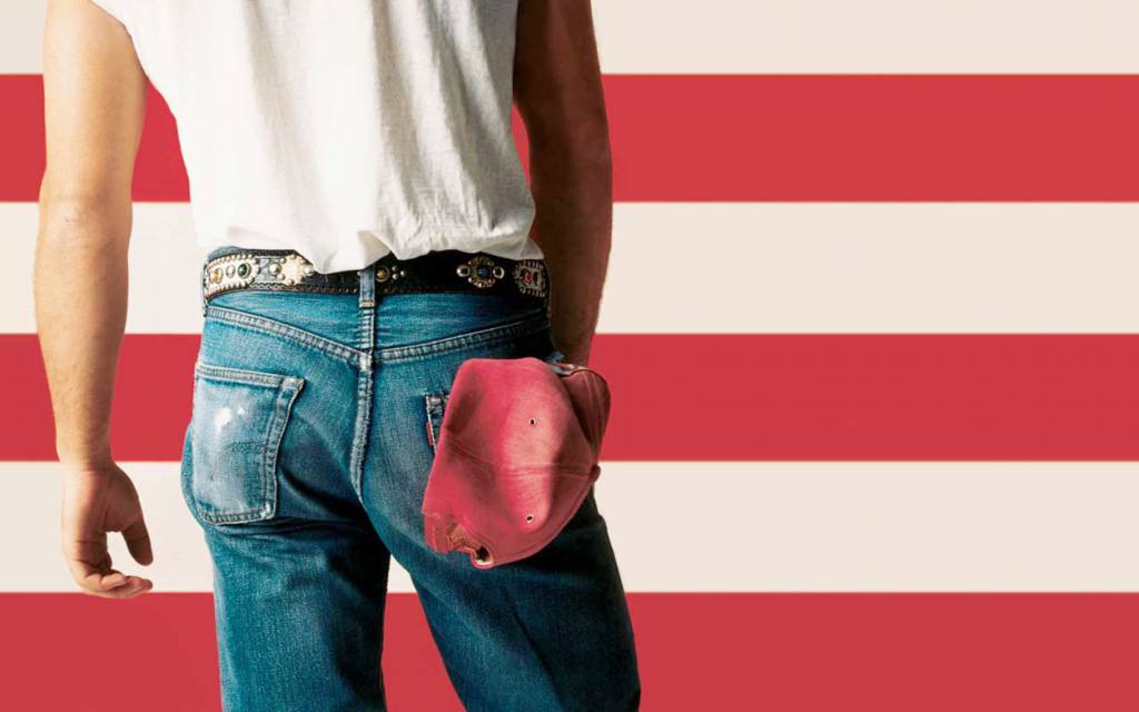 Capa de Born In the U.S.A. de Bruce Springsteen (1984) que vendeu mais 30 milhões de cópias (Reproducão)