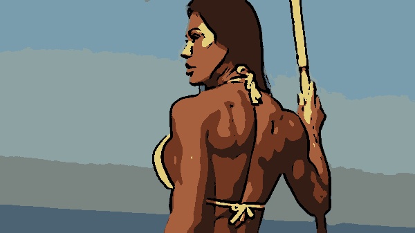 Gracyanne Barbosa impressiona com bumbum na nuca em foto na praia