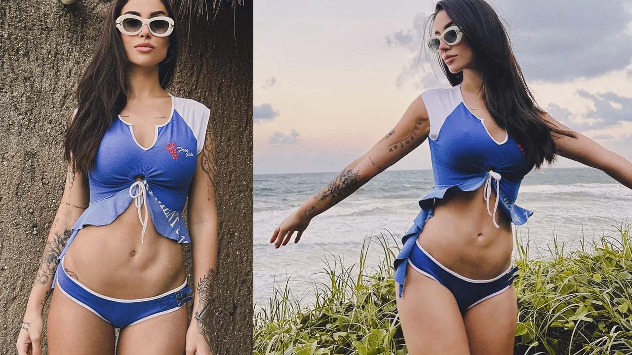 Bianca Andrade destaca corpão e arrasa em fotos feitas em Alagoas