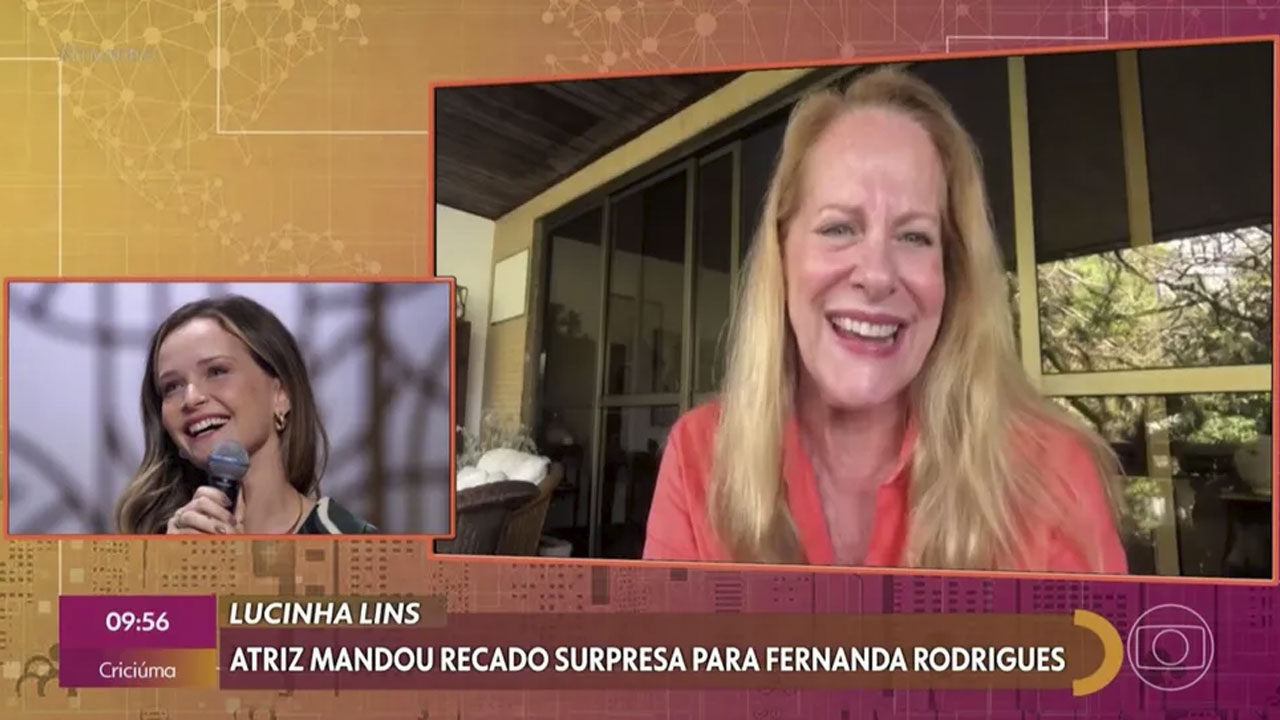 Fernanda Rodrigues se emociona com Lucinha Lins, que viveu sua mãe na novela "A Viagem" da TV Globo