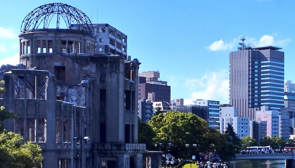 O famoso domo de Hiroshima, que quase foi desintegrado pela explosão nuclear (Reprodução/Wikipedia)